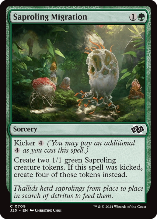 Saproling Migration in the group Magic the Gathering / Types / Colors / Green at Proxyprinters.com (99542)