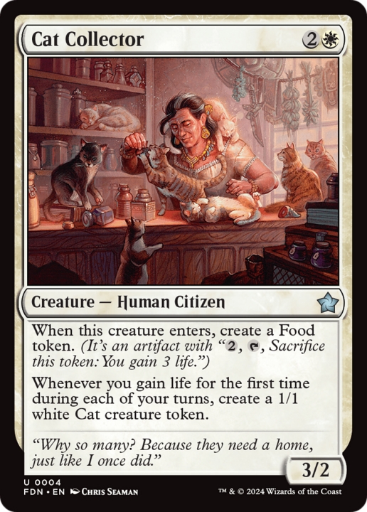 Cat Collector in the group Magic the Gathering / Sets / Foundations at Proxyprinters.com (99545)