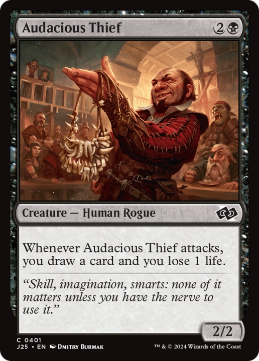 Audacious Thief in the group Magic the Gathering / Types / Colors / Black at Proxyprinters.com (99560)