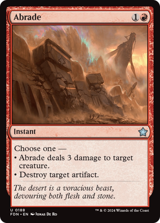 Abrade in the group Magic the Gathering / Sets / Foundations at Proxyprinters.com (99565)