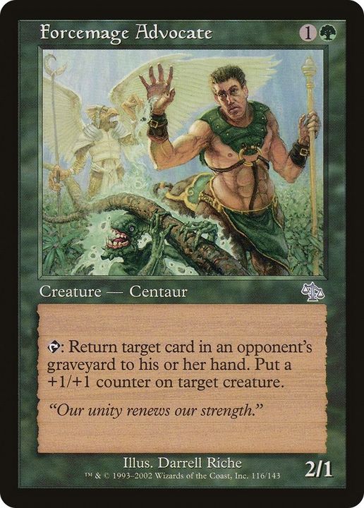 Forcemage Advocate in the group Magic the Gathering / Types / Colors / Green at Proxyprinters.com (9958)