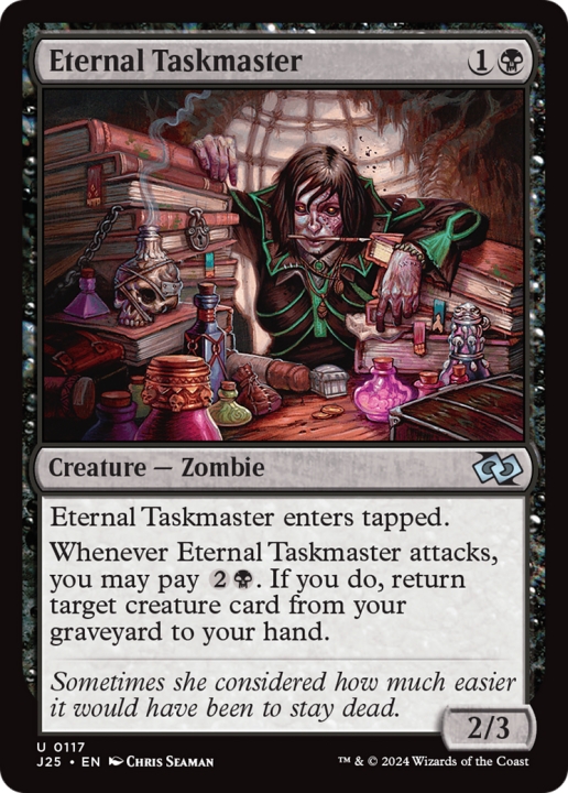 Eternal Taskmaster in the group Magic the Gathering / Types / Colors / Black at Proxyprinters.com (99582)