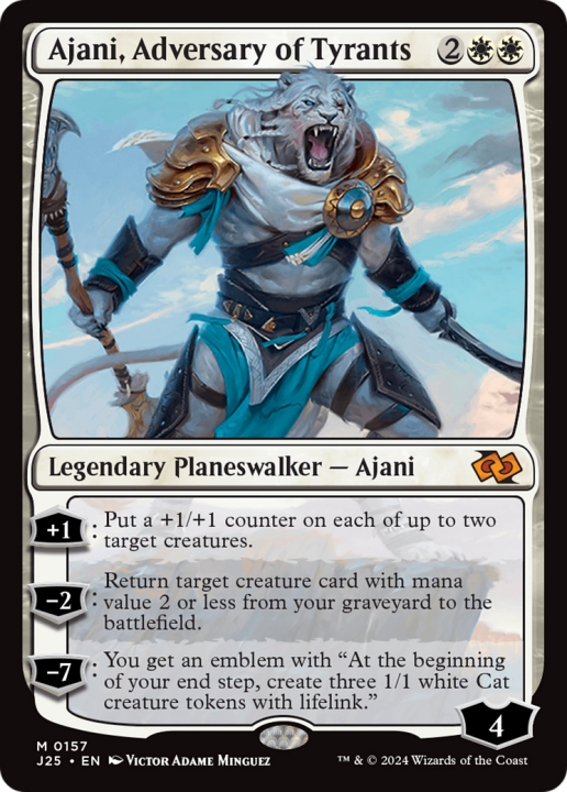 Ajani, Adversary of Tyrants in the group Magic the Gathering / Types / Colors / White at Proxyprinters.com (99589)