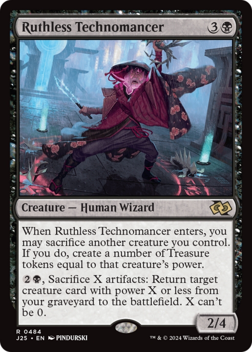 Ruthless Technomancer in the group Magic the Gathering / Sets / Foundations Jumpstart at Proxyprinters.com (99590)