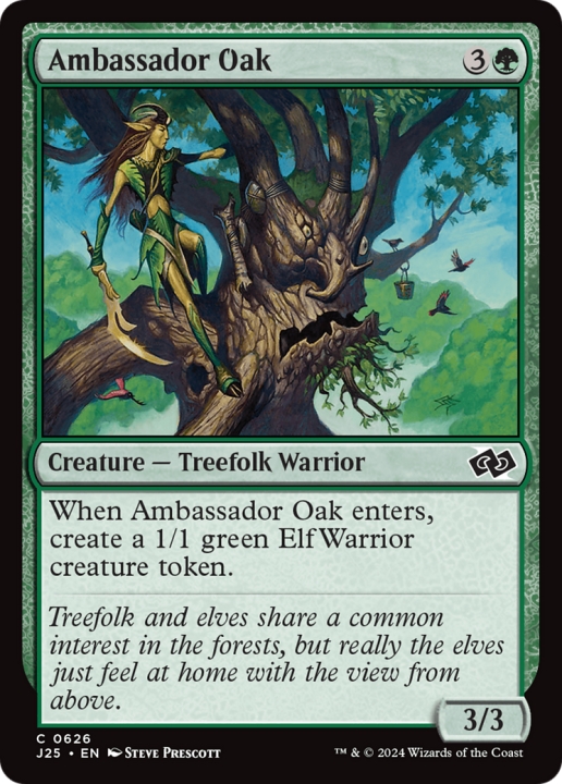 Ambassador Oak in the group Magic the Gathering / Types / Creatures / Warrior at Proxyprinters.com (99595)