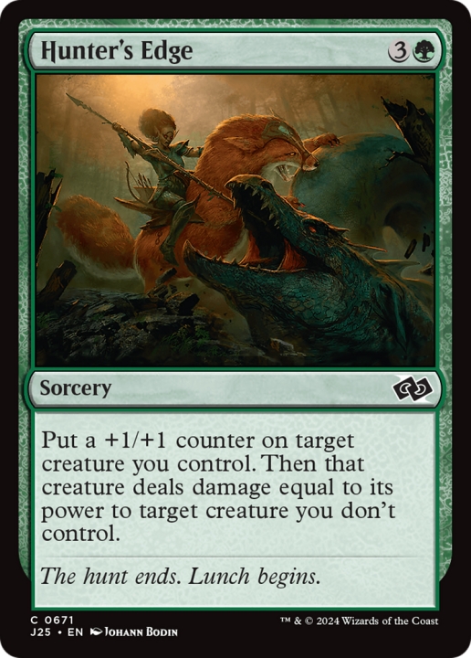 Hunter's Edge in the group Magic the Gathering / Types / Colors / Green at Proxyprinters.com (99596)