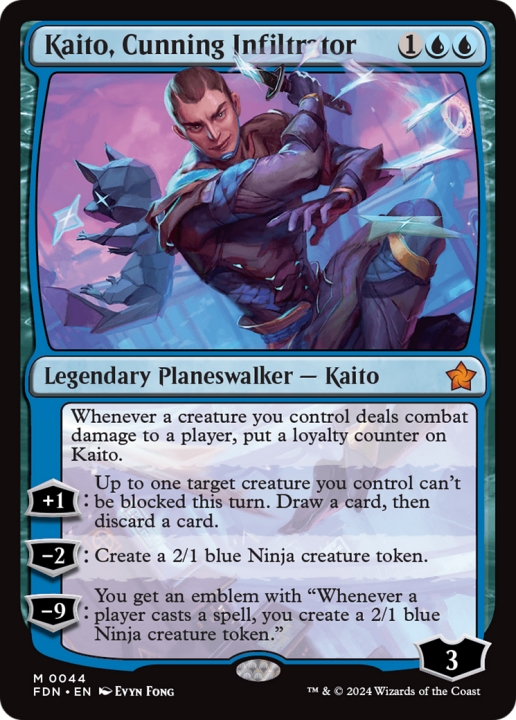 Kaito, Cunning Infiltrator in the group Magic the Gathering / Types / Colors / Blue at Proxyprinters.com (99604)