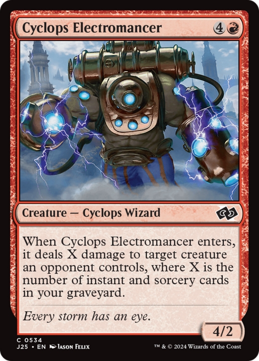 Cyclops Electromancer in the group Magic the Gathering / Sets / Foundations Jumpstart at Proxyprinters.com (99607)