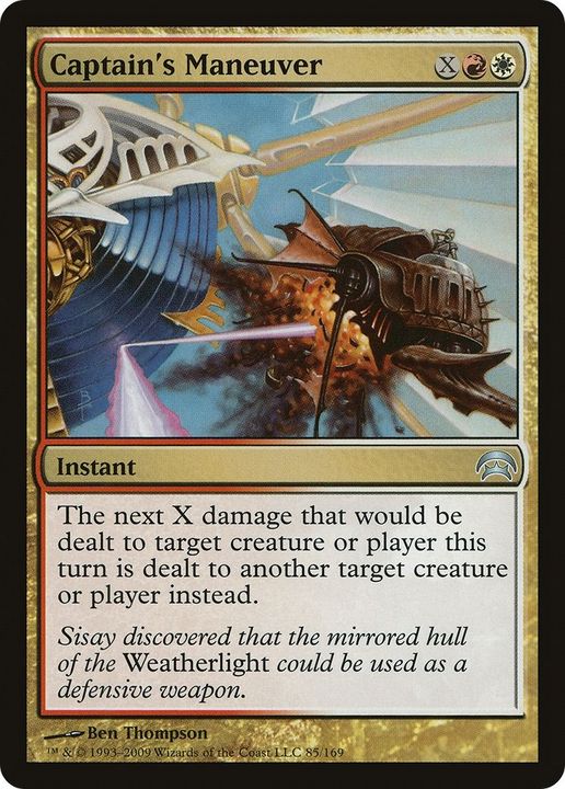 Captain's Maneuver in the group Magic the Gathering / Types / Colors / Multicolors / R, W at Proxyprinters.com (9962)