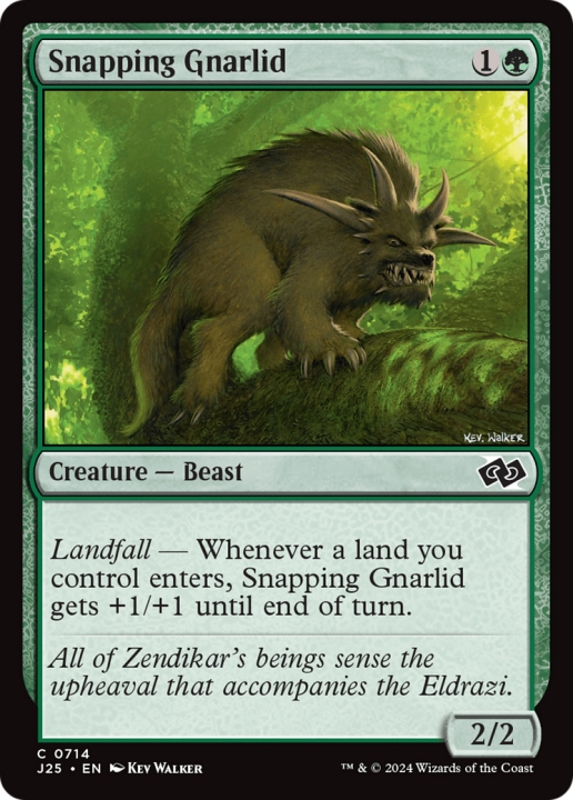 Snapping Gnarlid in the group Magic the Gathering / Types / Colors / Green at Proxyprinters.com (99648)