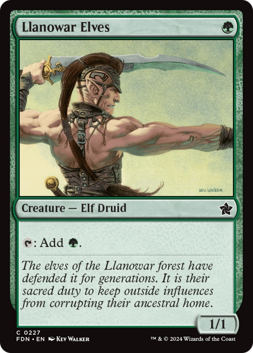 Llanowar Elves in the group Magic the Gathering / Types / Colors / Green at Proxyprinters.com (99675)