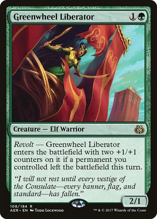 Greenwheel Liberator in the group Magic the Gathering / Types / Creatures / Warrior at Proxyprinters.com (9969)