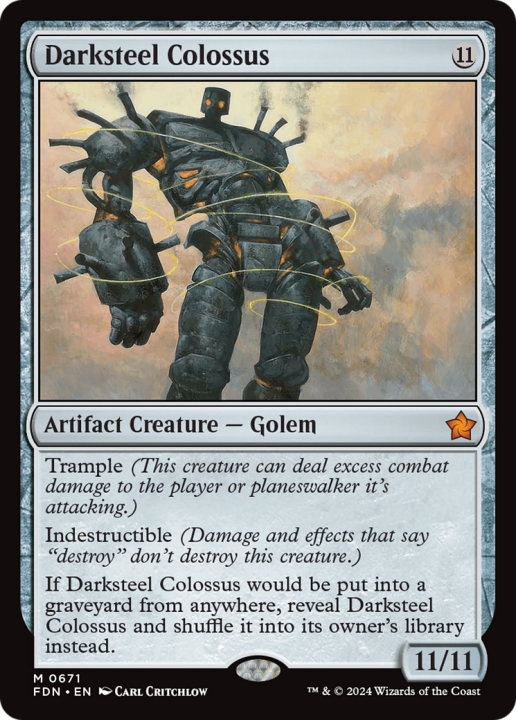 Darksteel Colossus in the group Magic the Gathering / Types / Colors / Colorless at Proxyprinters.com (99705)