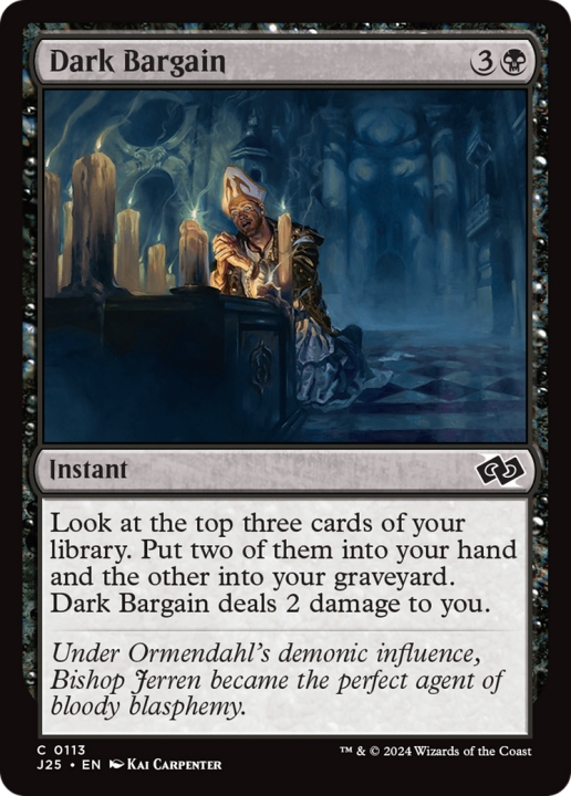 Dark Bargain in the group Magic the Gathering / Types / Colors / Black at Proxyprinters.com (99717)