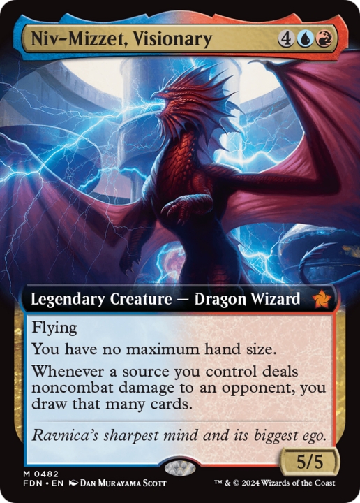 Niv-Mizzet, Visionary in the group Magic the Gathering / Types / Creatures / Wizard at Proxyprinters.com (99728)