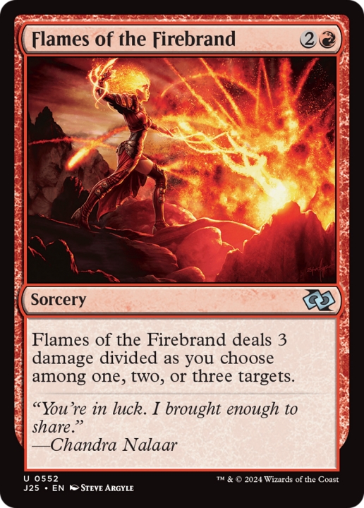 Flames of the Firebrand in the group Magic the Gathering / Sets / Foundations Jumpstart at Proxyprinters.com (99742)