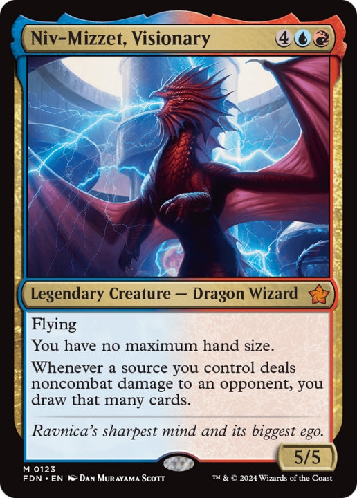 Niv-Mizzet, Visionary in the group Magic the Gathering / Sets / Foundations at Proxyprinters.com (99747)