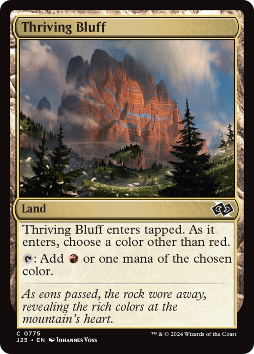 Thriving Bluff in the group Magic the Gathering / Sets / Foundations Jumpstart at Proxyprinters.com (99766)