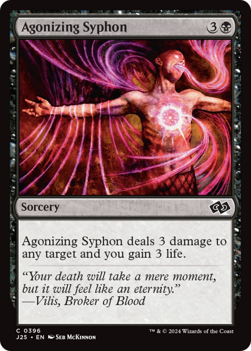 Agonizing Syphon in the group Magic the Gathering / Types / Colors / Black at Proxyprinters.com (99794)