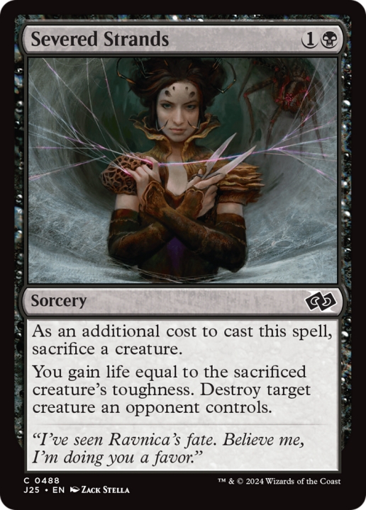 Severed Strands in the group Magic the Gathering / Types / Colors / Black at Proxyprinters.com (99811)