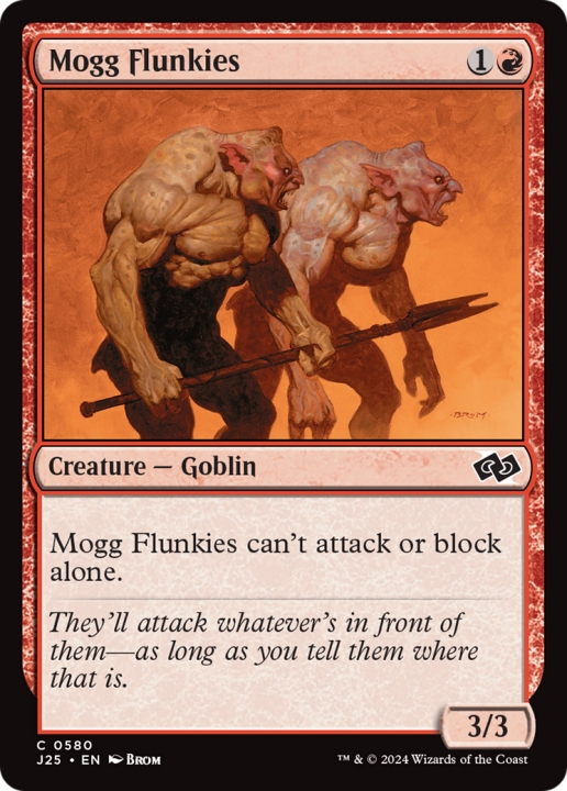 Mogg Flunkies in the group Magic the Gathering / Types / Colors / Red at Proxyprinters.com (99813)