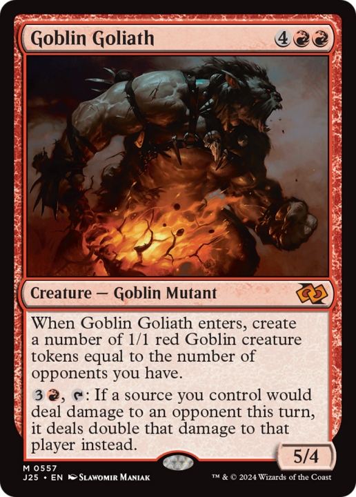 Goblin Goliath in the group Magic the Gathering / Types / Colors / Red at Proxyprinters.com (99820)