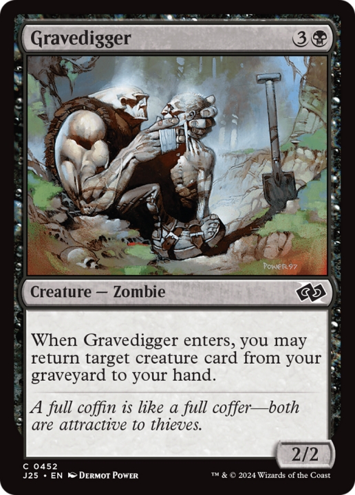 Gravedigger in the group Magic the Gathering / Types / Colors / Black at Proxyprinters.com (99829)