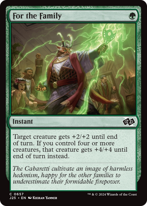 For the Family in the group Magic the Gathering / Types / Colors / Green at Proxyprinters.com (99837)