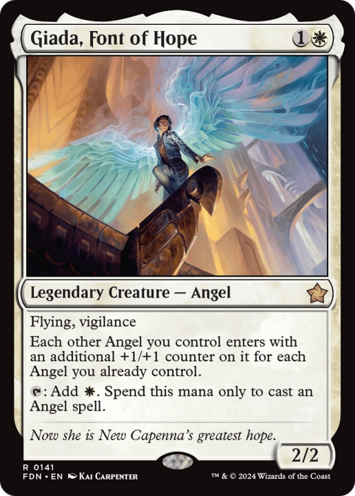 Giada, Font of Hope in the group Magic the Gathering / Types / Colors / White at Proxyprinters.com (99845)