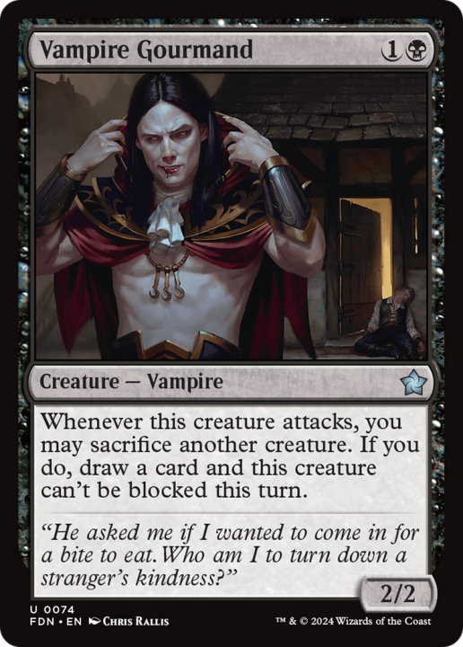 Vampire Gourmand in the group Magic the Gathering / Sets / Foundations at Proxyprinters.com (99870)