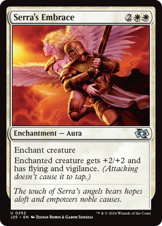 Serra's Embrace in the group Magic the Gathering / Types / Colors / White at Proxyprinters.com (99875)