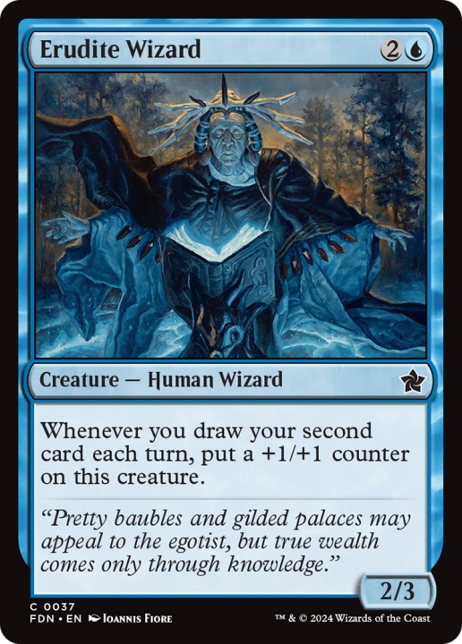 Erudite Wizard in the group Magic the Gathering / Types / Creatures / Wizard at Proxyprinters.com (99877)