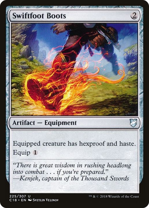 Swiftfoot Boots in the group Magic the Gathering / Sets / Commander 2018 at Proxyprinters.com (9988)