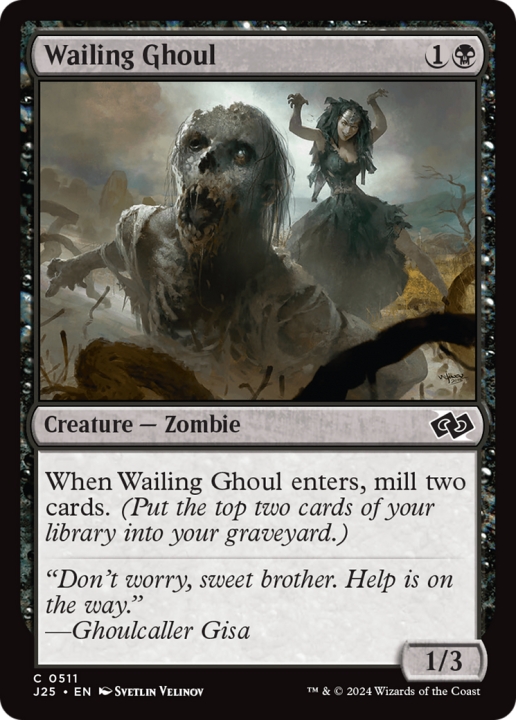 Wailing Ghoul in the group Magic the Gathering / Types / Colors / Black at Proxyprinters.com (99914)