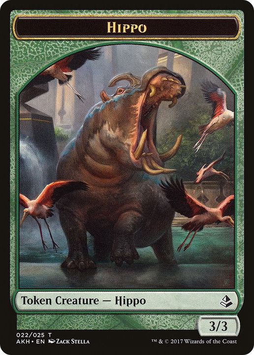 Hippo in the group Magic the Gathering / Sets / Amonkhet Tokens at Proxyprinters.com (9992)