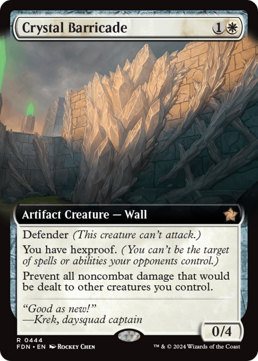 Crystal Barricade in the group Magic the Gathering / Sets / Foundations at Proxyprinters.com (99926)