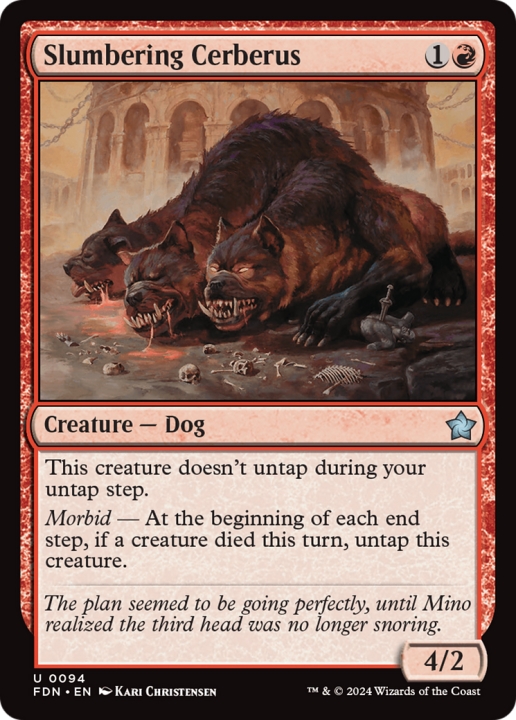 Slumbering Cerberus in the group Singles at Proxyprinters.com (99929)