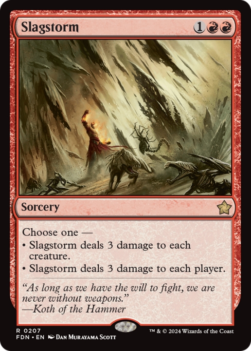 Slagstorm in the group Magic the Gathering / Sets / Foundations at Proxyprinters.com (99933)