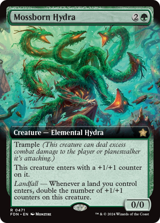 Mossborn Hydra in the group Magic the Gathering / Types / Colors / Green at Proxyprinters.com (99975)