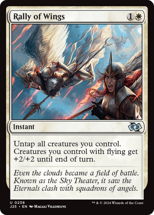 Rally of Wings in the group Magic the Gathering / Types / Colors / White at Proxyprinters.com (99986)