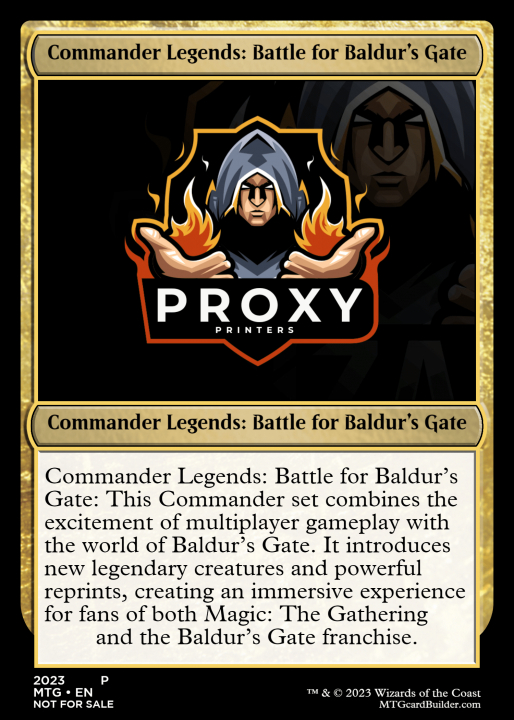 Commander Legends: Battle for Baldur's Gate in the group Decks at Proxyprinters.com (Set_0029)