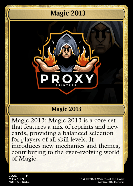 Magic 2013 in the group Decks at Proxyprinters.com (Set_0096)