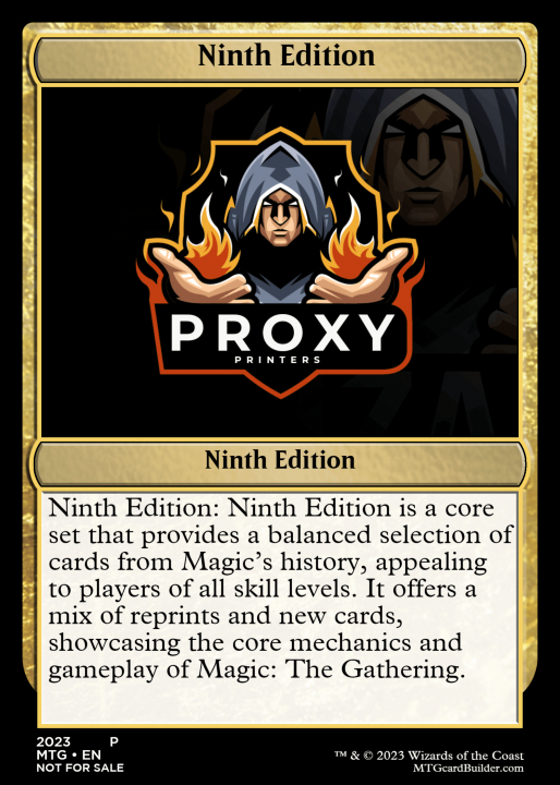 Ninth Edition in the group Decks at Proxyprinters.com (Set_0113)
