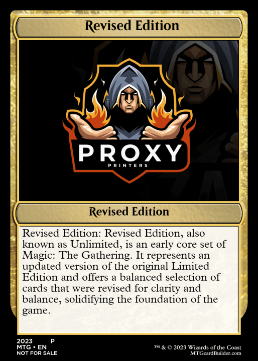 Revised Edition in the group Decks at Proxyprinters.com (Set_0128)