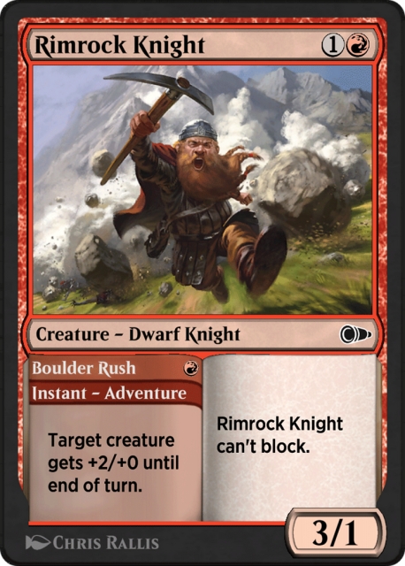 Rimrock Knight // Boulder Rush