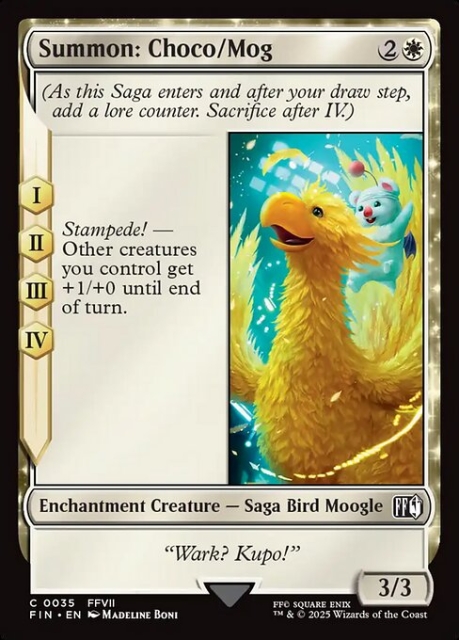Summon: Choco/Mog in the group Magic the Gathering / Sets / Final Fantasy Drop / Final Fantasy at Proxyprinters.com (103206)