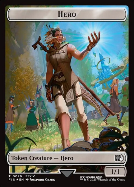 Hero in the group Magic the Gathering / Sets / Final Fantasy Drop / Final Fantasy Tokens at Proxyprinters.com (103207)