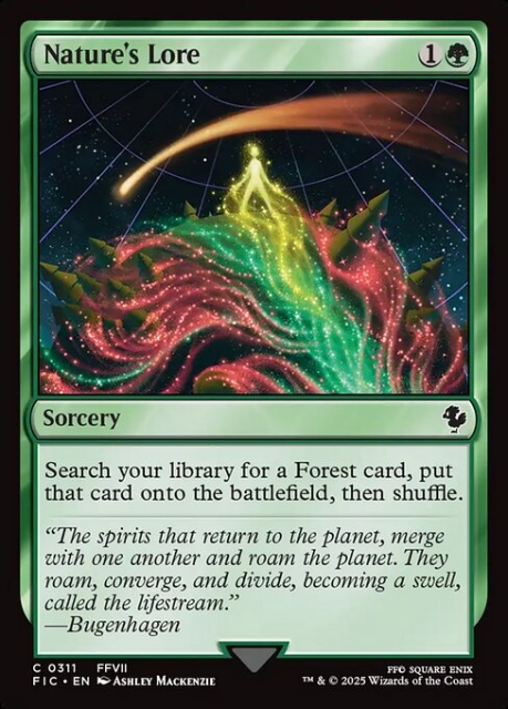 Nature's Lore in the group Magic the Gathering / Sets / Final Fantasy Drop / Final Fantasy Commander at Proxyprinters.com (103210)