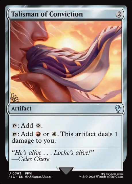 Talisman of Conviction in the group Magic the Gathering / Sets / Final Fantasy Drop / Final Fantasy Commander at Proxyprinters.com (103217)