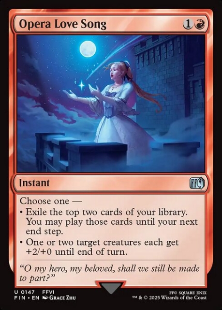 Opera Love Song in the group Magic the Gathering / Sets / Final Fantasy Drop / Final Fantasy at Proxyprinters.com (103220)
